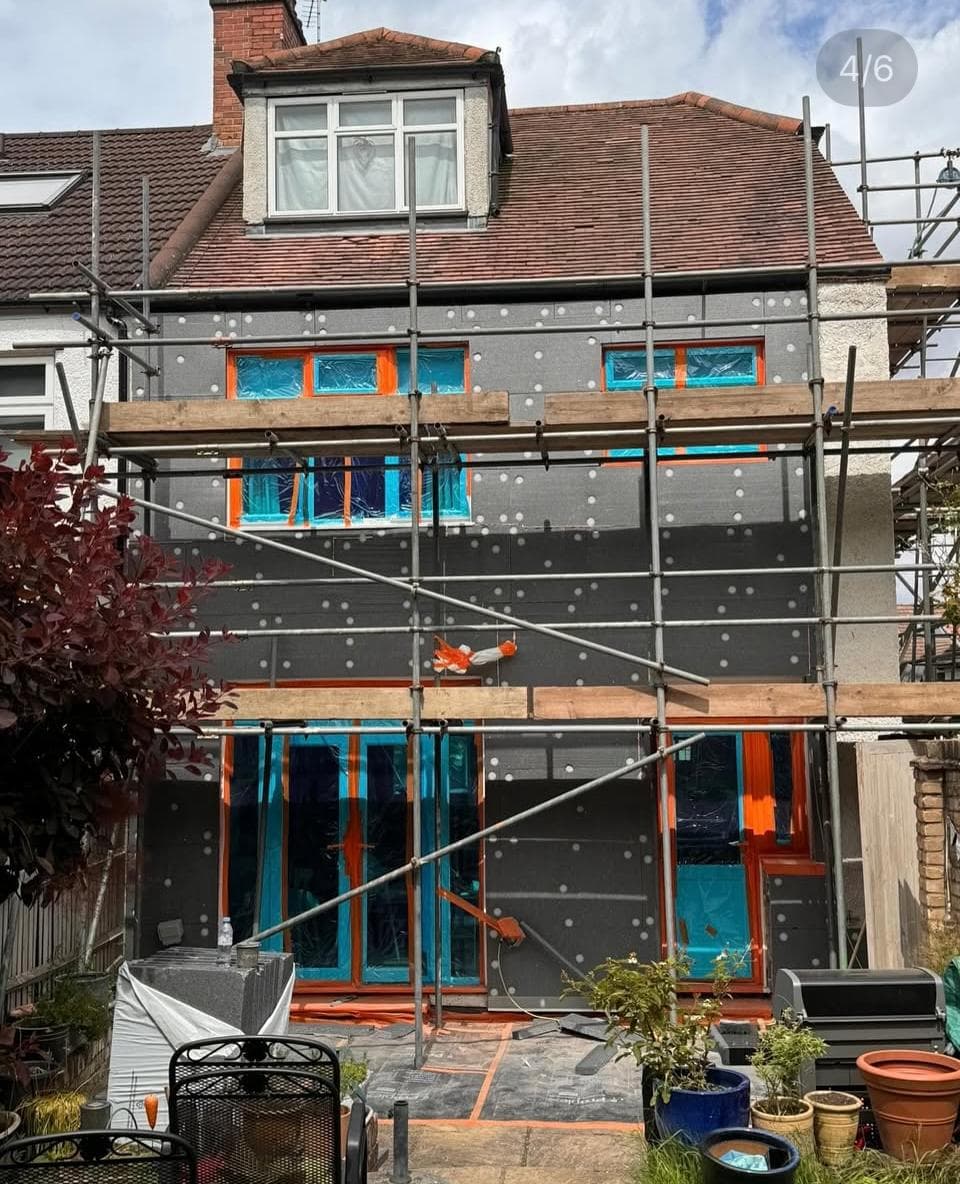 External Wall Insulation installed
